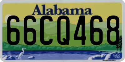 AL license plate 66CQ468