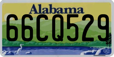 AL license plate 66CQ529