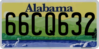AL license plate 66CQ632