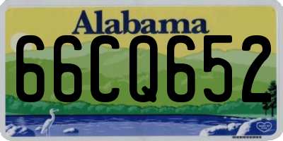 AL license plate 66CQ652