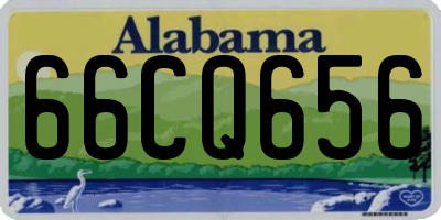 AL license plate 66CQ656