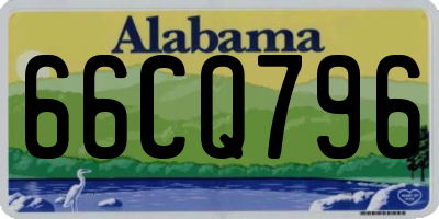 AL license plate 66CQ796