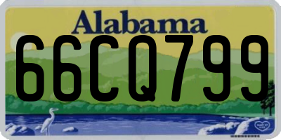 AL license plate 66CQ799