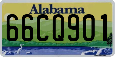 AL license plate 66CQ901