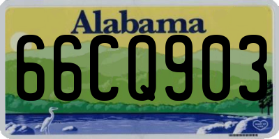 AL license plate 66CQ903