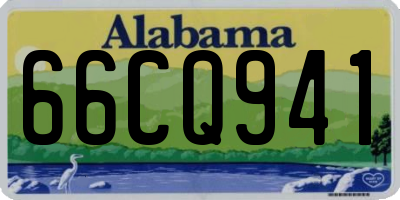 AL license plate 66CQ941