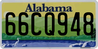 AL license plate 66CQ948
