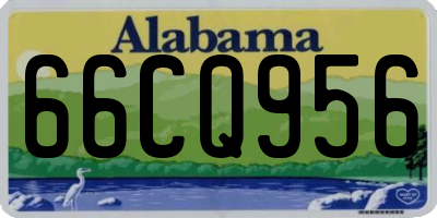 AL license plate 66CQ956