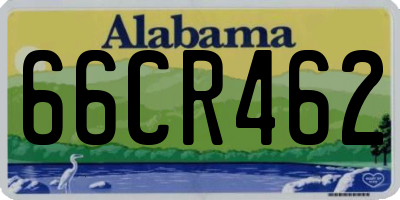AL license plate 66CR462