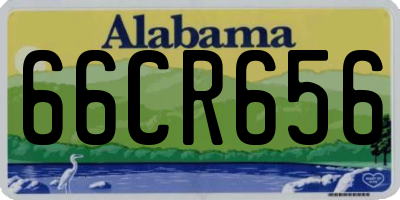 AL license plate 66CR656