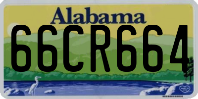 AL license plate 66CR664