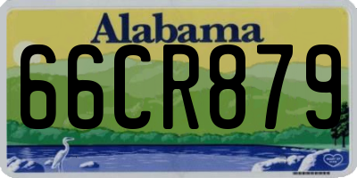 AL license plate 66CR879