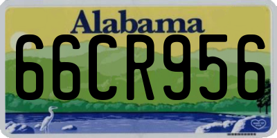 AL license plate 66CR956