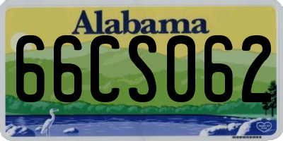 AL license plate 66CS062