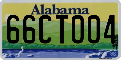 AL license plate 66CT004
