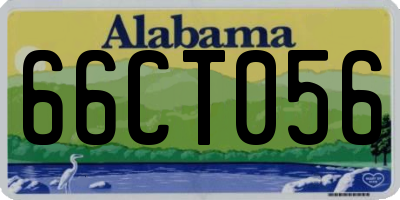 AL license plate 66CT056