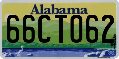 AL license plate 66CT062