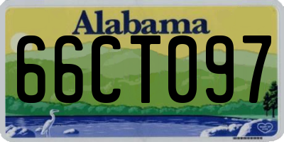 AL license plate 66CT097