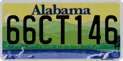 AL license plate 66CT146