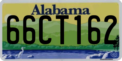 AL license plate 66CT162