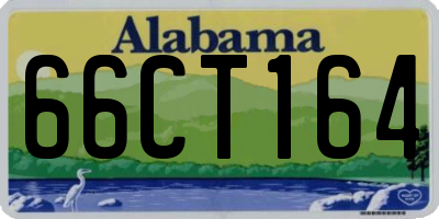 AL license plate 66CT164