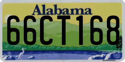 AL license plate 66CT168