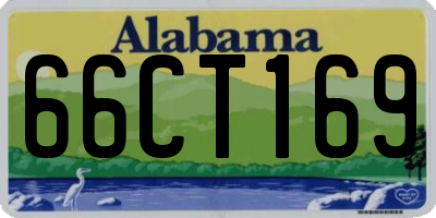 AL license plate 66CT169