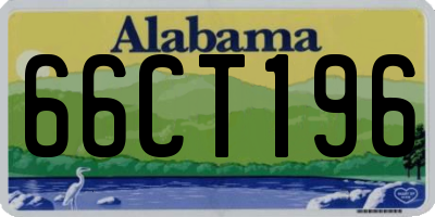 AL license plate 66CT196