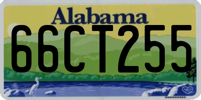 AL license plate 66CT255