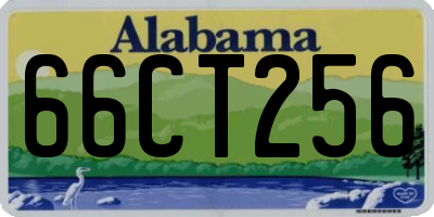 AL license plate 66CT256