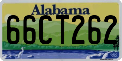 AL license plate 66CT262