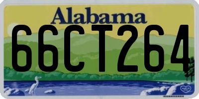 AL license plate 66CT264