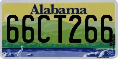 AL license plate 66CT266