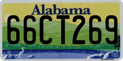 AL license plate 66CT269