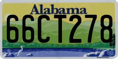 AL license plate 66CT278