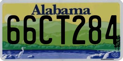 AL license plate 66CT284