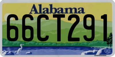 AL license plate 66CT291