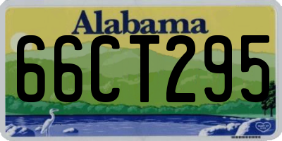 AL license plate 66CT295