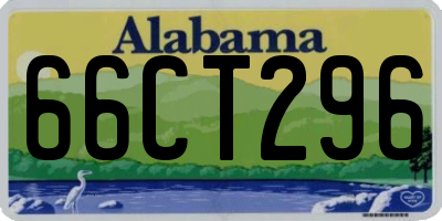 AL license plate 66CT296