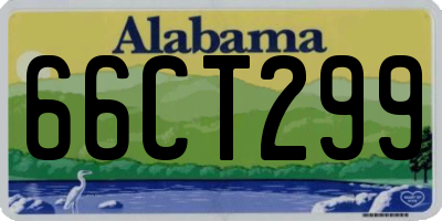 AL license plate 66CT299