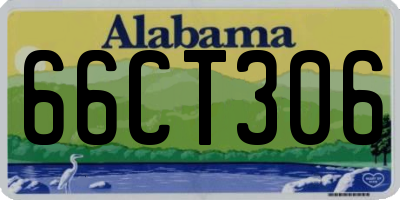 AL license plate 66CT306