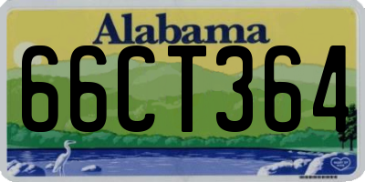 AL license plate 66CT364