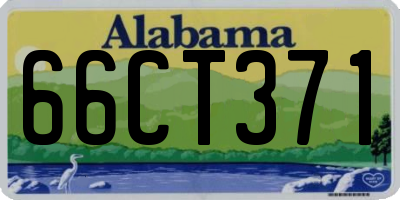 AL license plate 66CT371