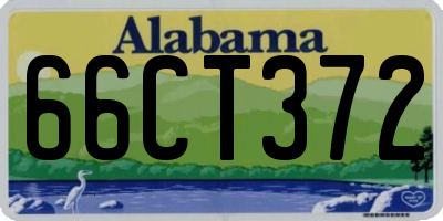 AL license plate 66CT372