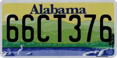 AL license plate 66CT376