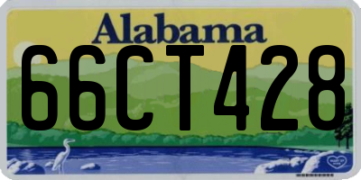 AL license plate 66CT428