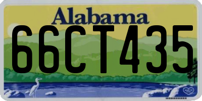 AL license plate 66CT435