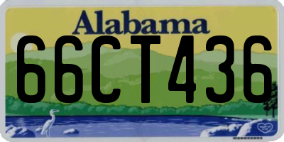 AL license plate 66CT436