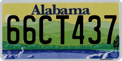 AL license plate 66CT437