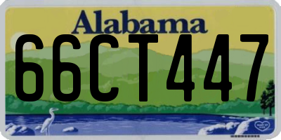AL license plate 66CT447